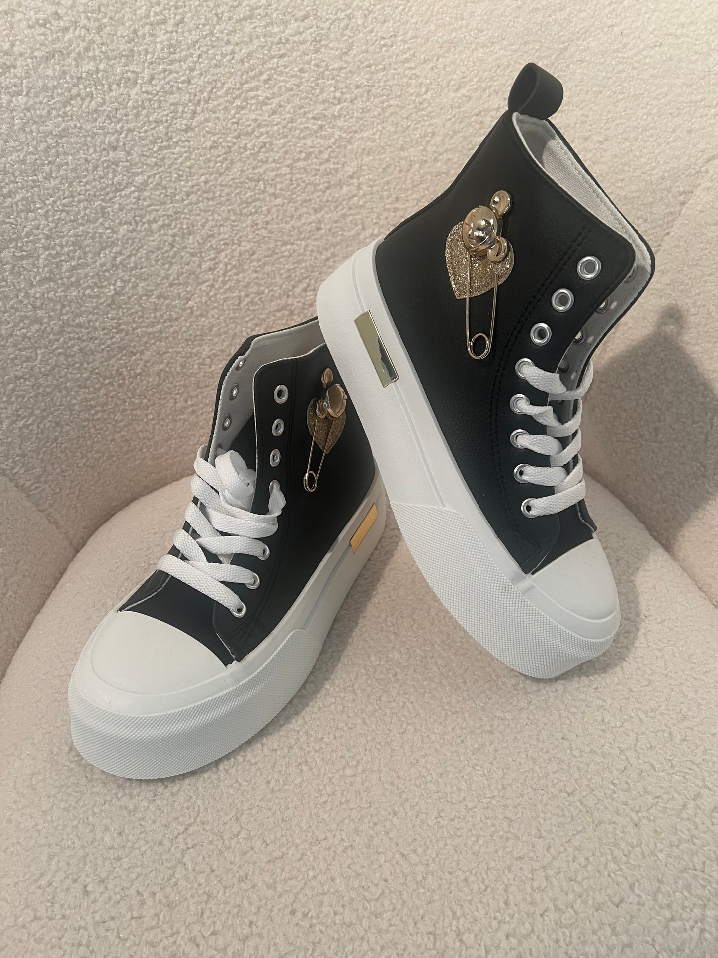 High sneakers Kayra black