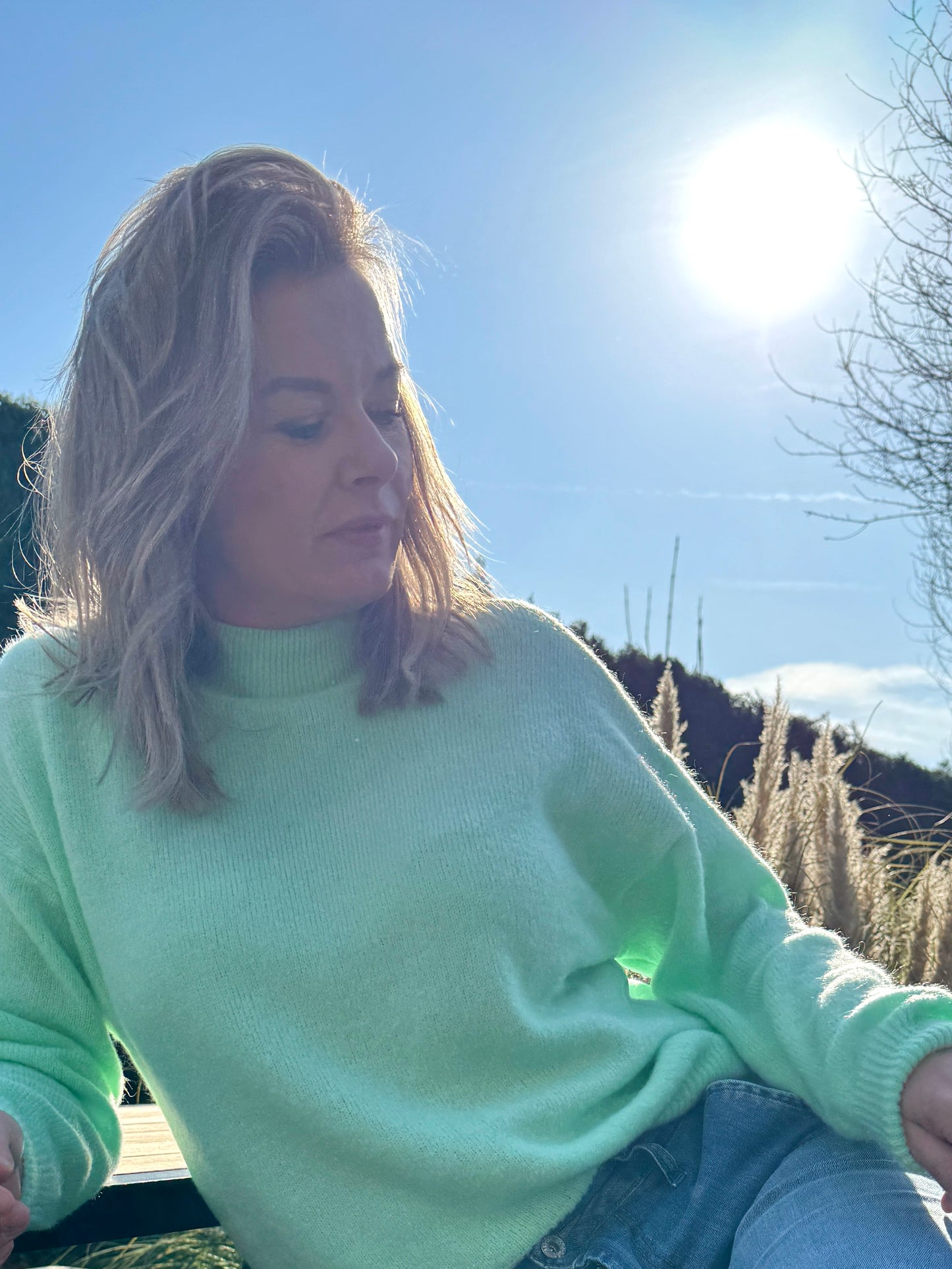 Pull Dieuwke baby munt