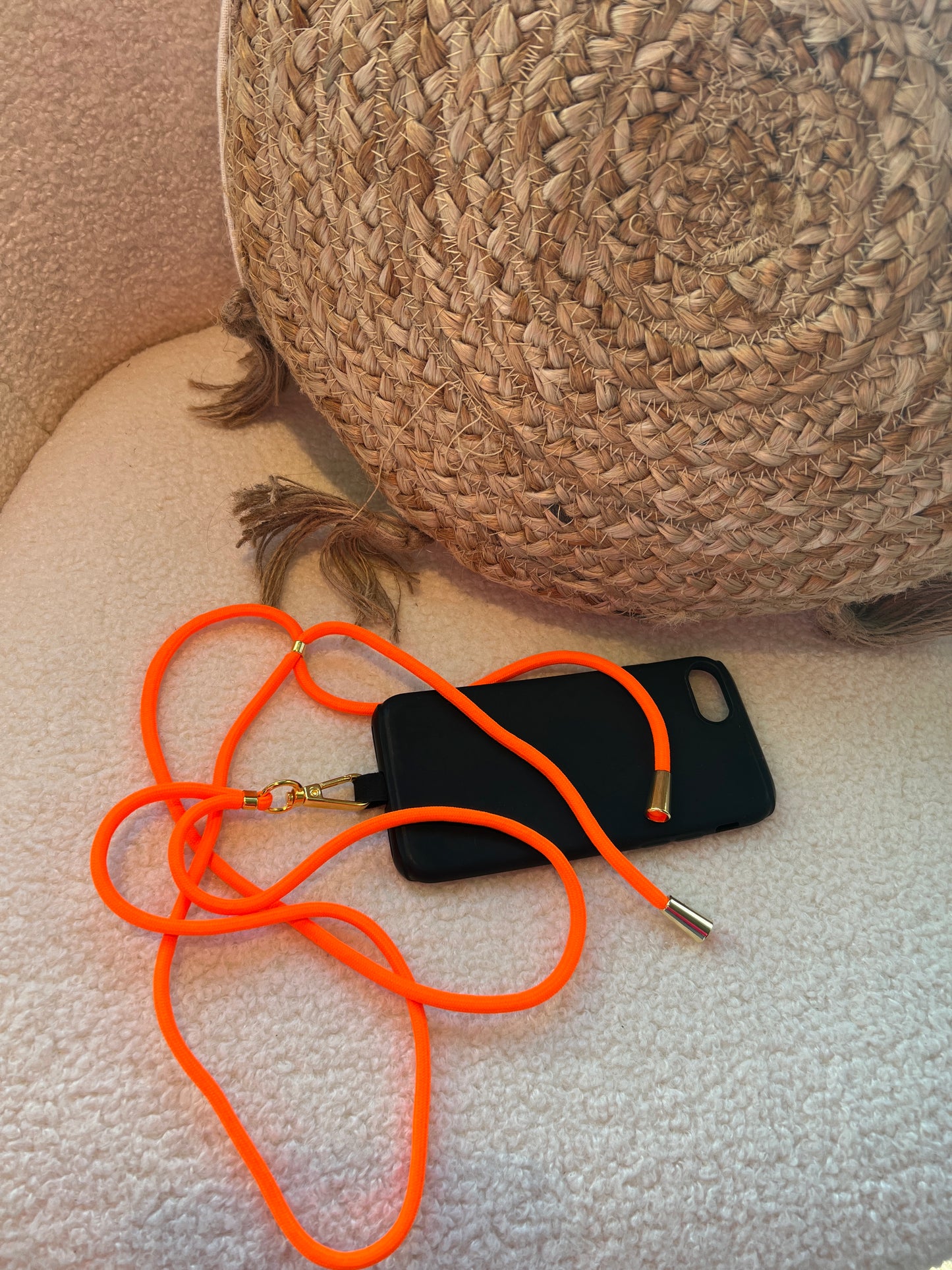 Touw voor gsm oranje