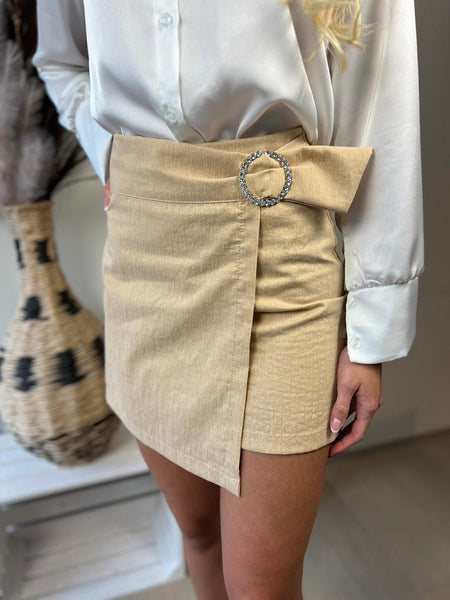 Skirt short Assa beige