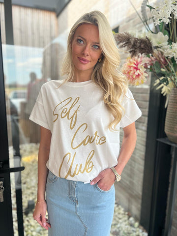 T- shirt self care club